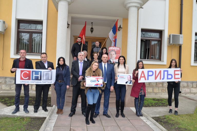 Arilje: Predata lista SNP Dragiša Terzić i SDPS Radan Marjanović - Lokal Info