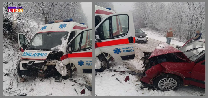 Saobraćajna nezgoda na putu Arilje-Ivanjica: Golf se zakucao u vozilo Hitne pomoći Saobraćajna nezgoda na putu Arilje-Ivanjica: Golf se zakucao u vozilo Hitne pomoći - Lokal Info