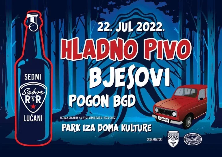 Hladno pivo 22. jula na sedmom Saboru R’n’R u Lučanima - Lokal Info