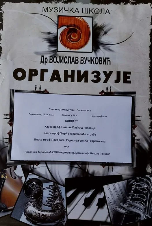 Koncert učenika muzičke škole „Dr Vojislav Vučković“ u Lučanima - Lokal Info