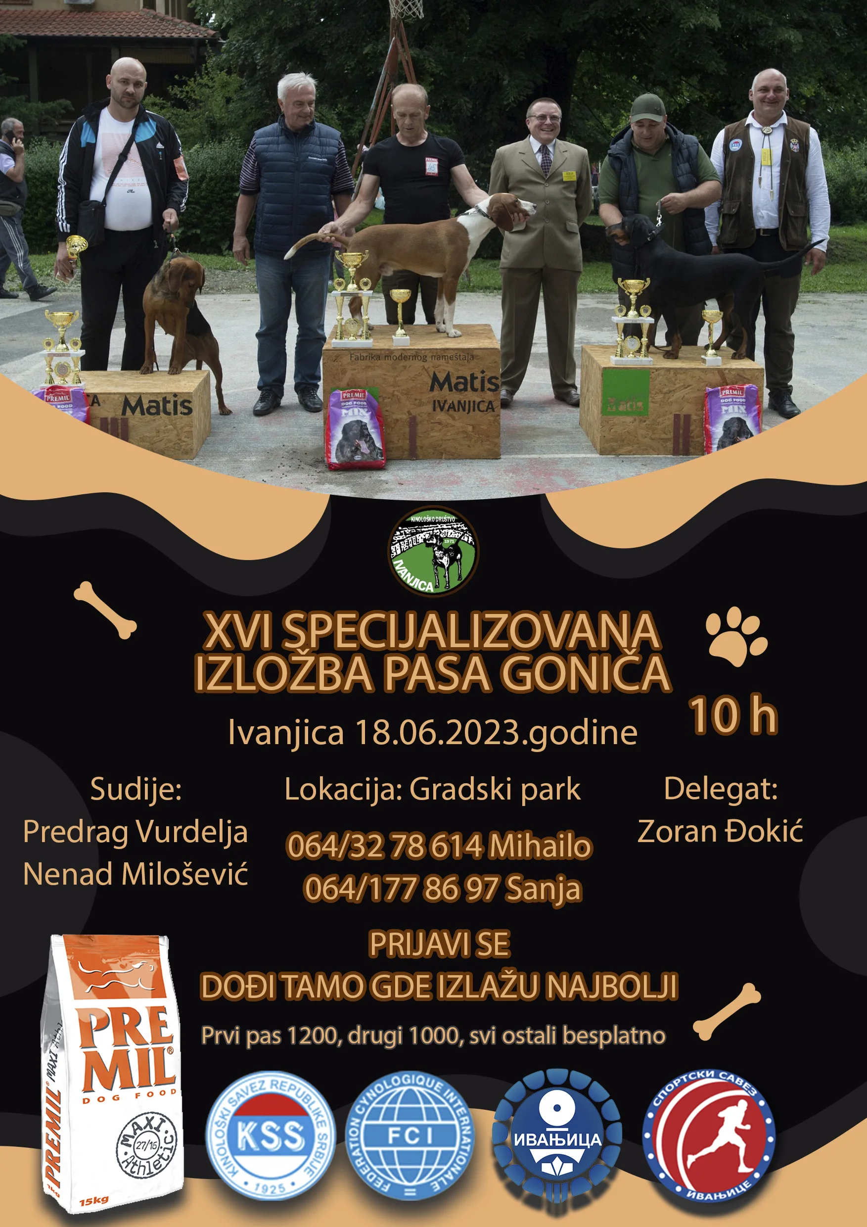 Ivanjica domaćin Specijalizovane izložbe pasa goniča - Lokal Info