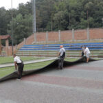 Nakon 15 godina započeta je prva rekonstrukcija sportskih terena u Guči
