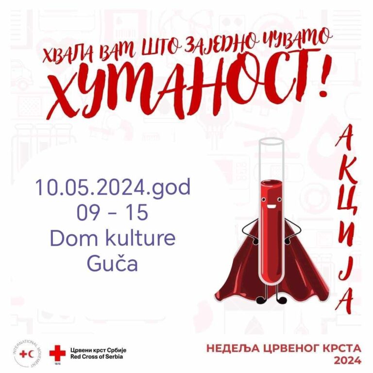 POZIV CRVENOG KRSTA LUČANI NA AKCIJU DOBROVOLjNOG DAVANjA KRVI - Lokal Info