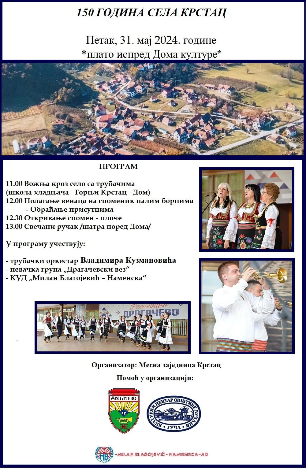 OBELEŽAVANjE 150 GODINA SELA KRSTAC - Lokal Info