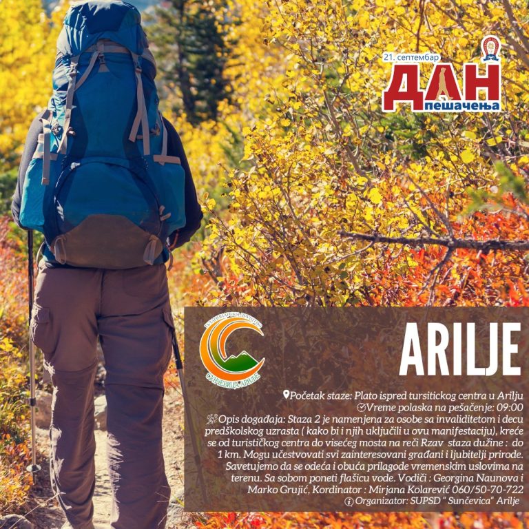 Dan pešačenja u Arilju: Poziv na rekreativno uživanje u prirodi Dan pešačenja u Arilju: Poziv na rekreativno uživanje u prirodi - Lokal Info