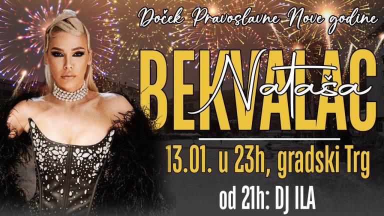 Nataša Bekvalac pevaće na Trgu u Užicu za doček Pravoslavne Nove godine Nataša Bekvalac pevaće na Trgu u Užicu za doček Pravoslavne Nove godine - Lokal Info
