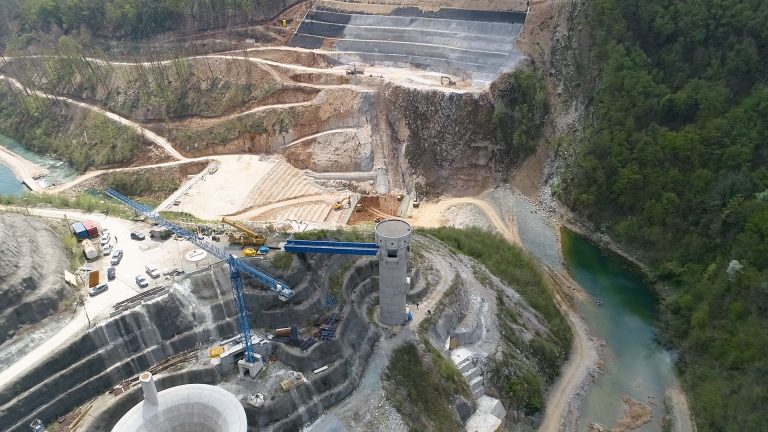 Brana Svračkovo na Velikom Rzavu – radovi na izgradnji