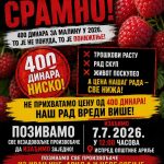 Malinari najavili protest u Arilju: Ne prihvataju otkupnu cenu od 400 dinara
