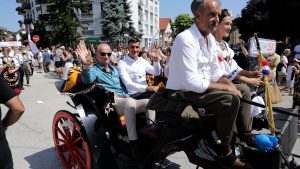 Marko Kešelj, domaćin 65. Dragačevskog sabora trubača u Guči