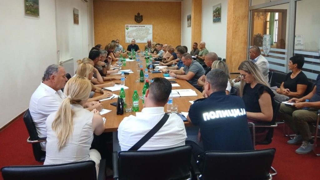 Prošireni sastanak Saborskog odbora u Guči pred početak 65. Dragačevskog sabora trubača.