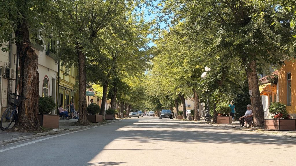 Glavna ulica u Arilju koja će biti rekonstruisana sa dvorednim drvoredom