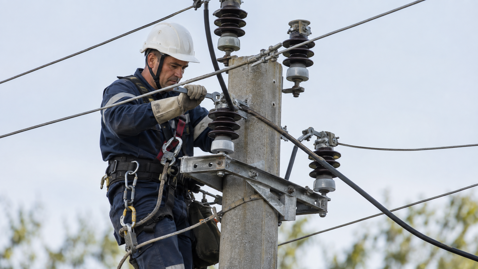 Radnici održavaju elektroenergetsku mrežu zbog planiranog isključenja struje u Arilju