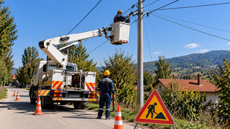 Radovi na elektrodistributivnoj mreži zbog planiranog isključenja struje u Arilju