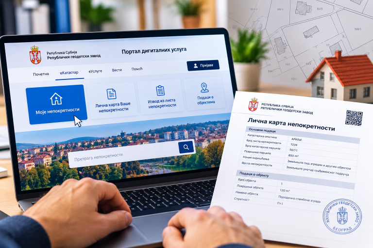 Republički geodetski zavod – besplatna digitalna lična karta nepokretnosti